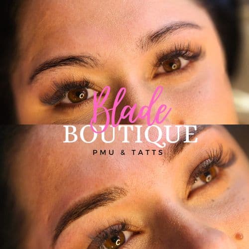 Lash enhancement by Sam at Blade Boutique