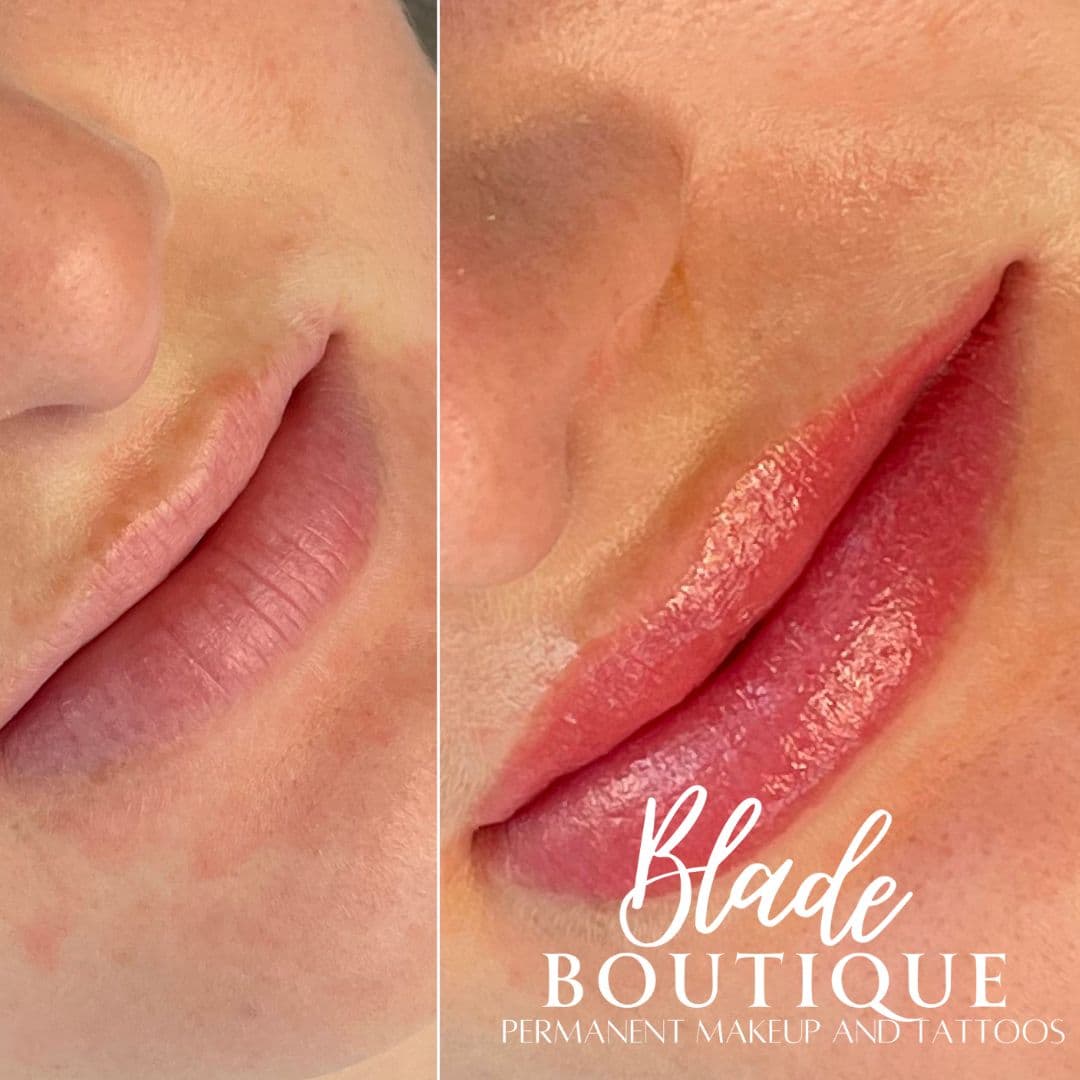 Lip blush healed result by Sam at Blade Boutique