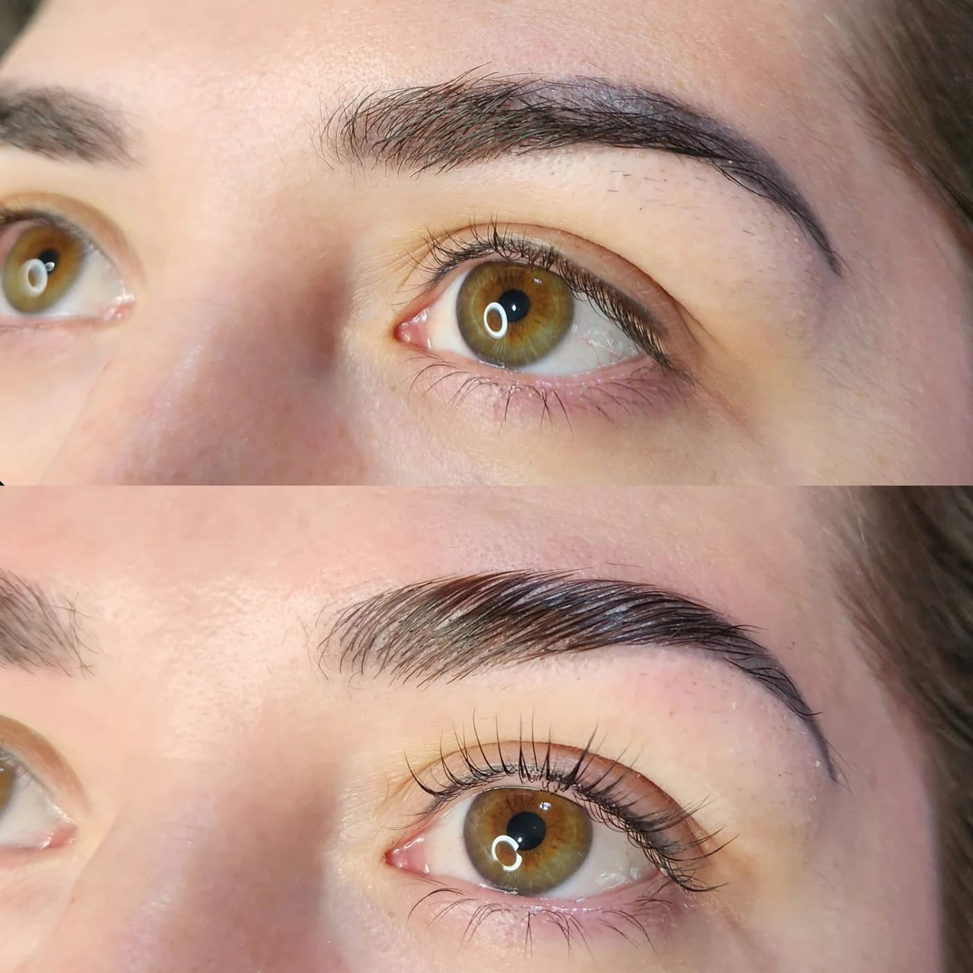Brow lamination, shape & tint by Sam at Blade Boutique